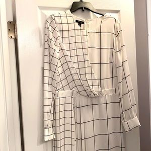 Brand new. Alfani black and white dress.